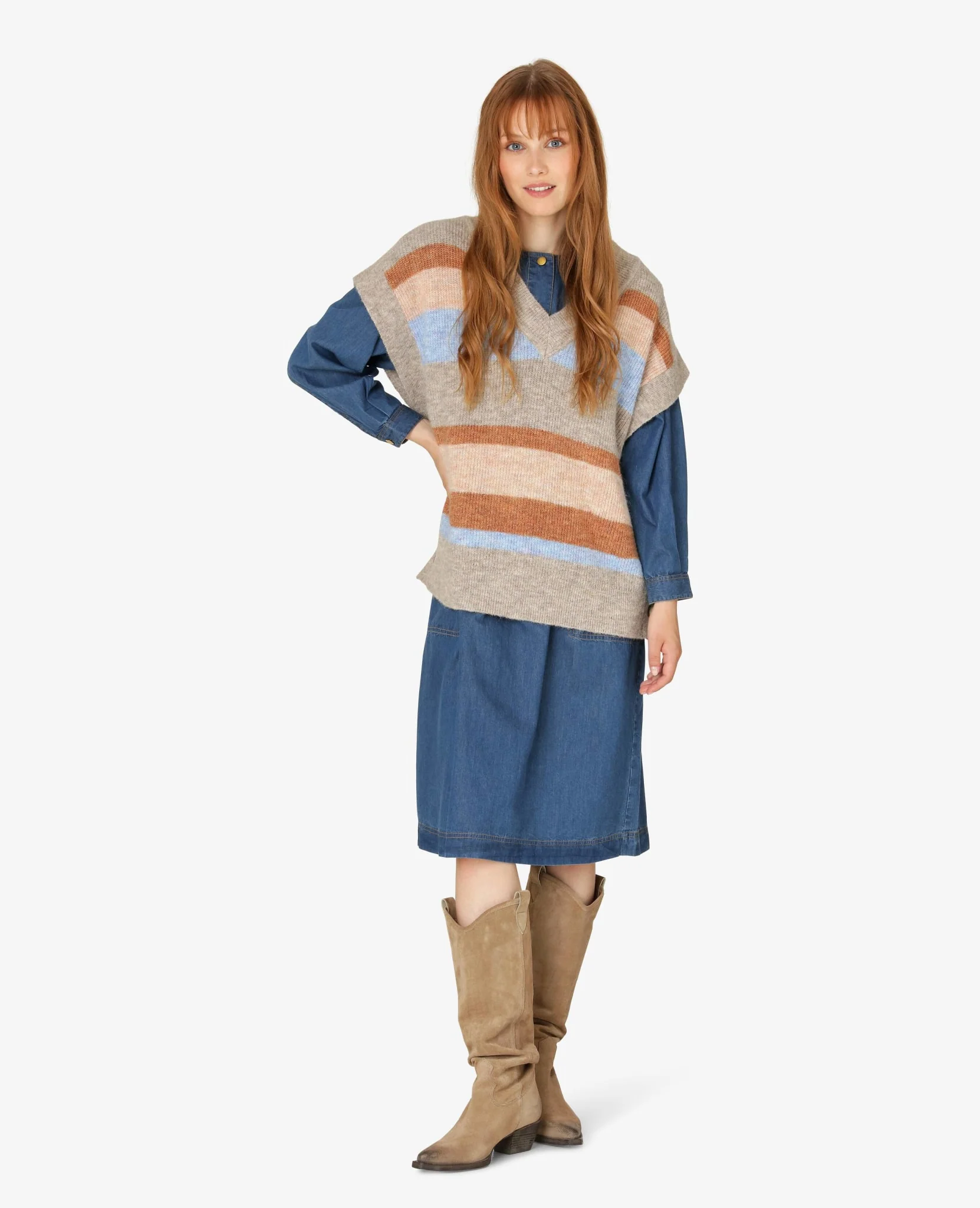 VIVIANNN STRIPED SLIPOVER - Image 3